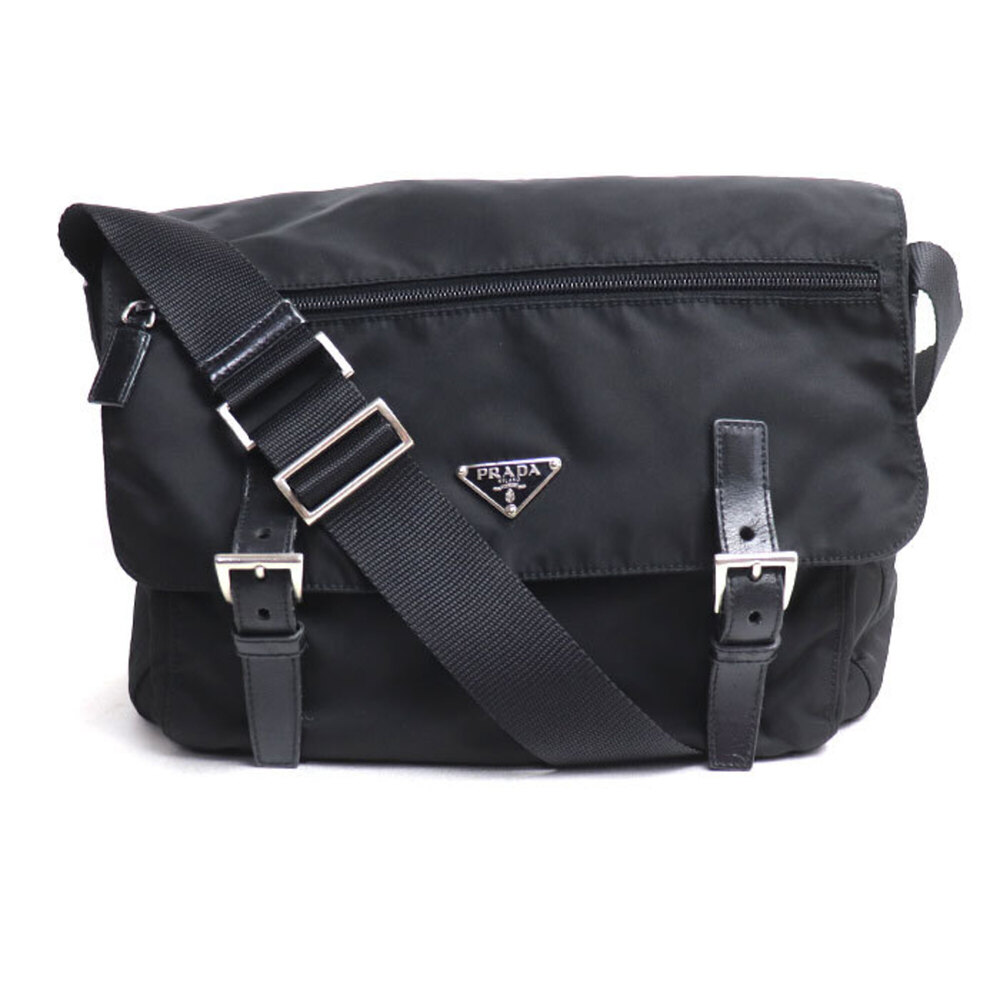 PRADA Prada Shoulder Bag Black BT6671 Men's Women's